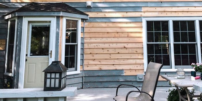 Cedar siding repair and painting near me