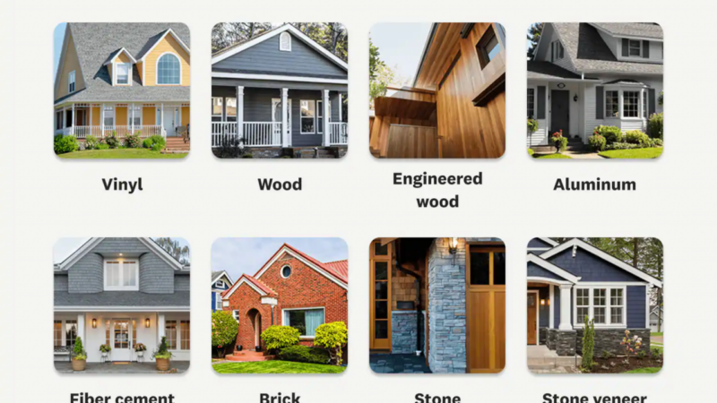 Estimated cost to replace siding on house